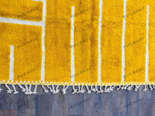 Load image into Gallery viewer, Premium Handcrafted Azilal Elegance Wool Rug - Modern Bedroom Statement - 6' x 9' Plush Berber Style