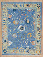 Load image into Gallery viewer, Oushak Hand Knotted Rugs | Blue Color