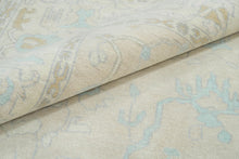 Load image into Gallery viewer, Earthy Elegance | Hand-Knotted Beige & Brown Oushak Rug | Standard Sizes