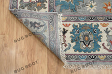 Load image into Gallery viewer, Silver Horizon | Handwoven Oushak Rug in Cool Gray