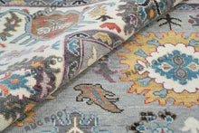 Load image into Gallery viewer, Silver Horizon | Handwoven Oushak Rug in Cool Gray