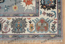 Load image into Gallery viewer, Silver Horizon | Handwoven Oushak Rug in Cool Gray