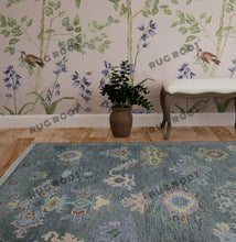 Load image into Gallery viewer, Dissolving Tapestry | Handwoven Abstract Oushak Rug | Living, Bedroom