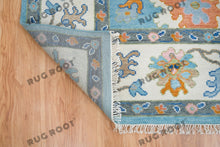 Load image into Gallery viewer, Ethereal Sky | Handwoven Oushak Area Rug in Serene Blue