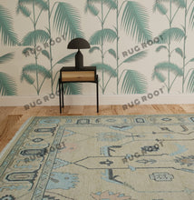 Load image into Gallery viewer, Desert Sandscape | Handwoven Oushak Rug with Faded Elegance | Sand Beige