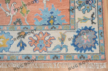 Load image into Gallery viewer, Rainbow Bloom | Handwoven Wool Rug with Playful Colors | Oushak Carpets