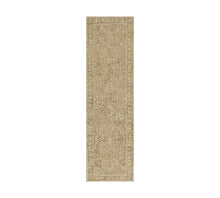 Load image into Gallery viewer, Handwoven Wool & Jute Rug with Traditional Medallion Pattern in Beige – Flatweave