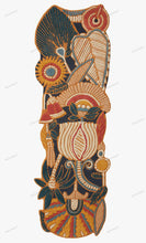 Load image into Gallery viewer, Hand Tufted Botanical Design Rug - Irregular Shape (New Zealand Wool) - Multicolor