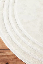 Load image into Gallery viewer, Hand Tufted Minimalist Rug - Kidney Bean Shape Cream | Hand-Tufted Rug USA