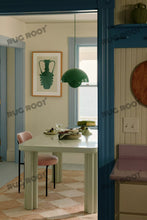 Load image into Gallery viewer, Handwoven Jute & Wool Rug with Diamond Checkered Pattern in Natural & Beige – Flatweave