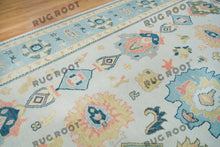 Load image into Gallery viewer, Modern Masterpieces | Modern Area Rugs | Oushak Rugs | Gray & Blue