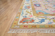 Load image into Gallery viewer, Blush Blooms Hand-Knotted Ushak Rugs for Living Room and Bedroom