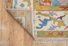 Load image into Gallery viewer, Blush Blooms Hand-Knotted Ushak Rugs for Living Room and Bedroom