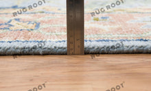 Load image into Gallery viewer, Modern Turkish Rug in Gray and Rust - Hand-Knotted Wool Carpet