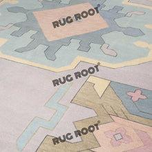 Load image into Gallery viewer, Handcrafted Turkish Artistry | Pastel Rug with Geometric Tribal Patterns