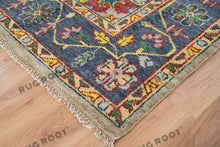 Load image into Gallery viewer, Modern Nomad | Turkish Rug in Neutral Tones with Vibrant Pops of Color