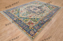 Load image into Gallery viewer, Modern Nomad | Turkish Rug in Neutral Tones with Vibrant Pops of Color