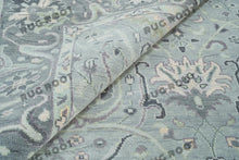 Load image into Gallery viewer, Handcrafted Serenity | Silver Gray Oushak Rug in Pure Wool | A Modern Statement Piece
