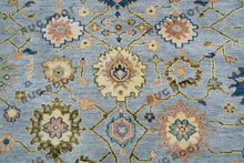 Load image into Gallery viewer, Modern Turkish Rug in Gray and Rust - Hand-Knotted Wool Carpet