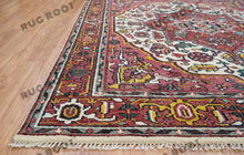 Load image into Gallery viewer, Bohemian Turkish Delight | Handwoven Oushak Rug in Vibrant Colors with Modern Flair