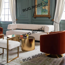 Load image into Gallery viewer, Handwoven Harmony | Turkish Rug in Soothing Olive Green