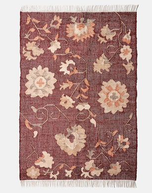 Flat Weave Jute & Wool Rug | Rug Root