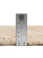 Load image into Gallery viewer, Handwoven Jute &amp; Wool Rug with Geometric X Pattern in Natural &amp; Ivory – Flatweave
