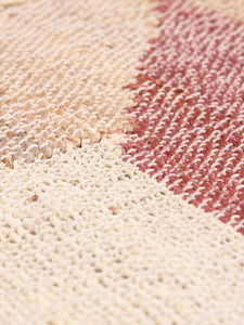 Handwoven Jute & Wool Rug with Multicolor Geometric Pattern – Flatweave
