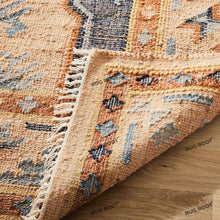 Load image into Gallery viewer, Handwoven Runner Rug with Traditional Turkish Geometric Design | Earthy &amp; Pastel Hues
