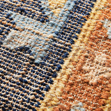 Load image into Gallery viewer, Handwoven Runner Rug with Traditional Turkish Geometric Design | Earthy &amp; Pastel Hues
