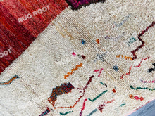 Load image into Gallery viewer, Handcrafted Moroccan Soul | Artistic Wool Rug with Bohemian Flair
