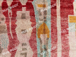 Woven Tales | Handwoven Boujad Rug | Vintage Moroccan Beauty