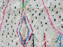 Load image into Gallery viewer, Handwoven Moroccan Artistry | Unique Berber Azilal Rug with Beni Ourain Flair
