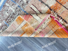 Load image into Gallery viewer, Moroccan Magic | Handwoven Shaggy Berber Rug with Eye-Catching Geometry
