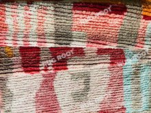 Load image into Gallery viewer, Woven Tales | Handwoven Boujad Rug | Vintage Moroccan Beauty
