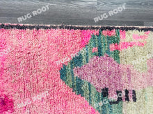Load image into Gallery viewer, Handcrafted Moroccan Azilal Rug | Eclectic Pink Tapestry with Expressive Charm
