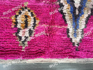 Blushing Nomad | Handwoven Pink Boujaad Rug | Bohemian Luxe