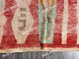 Woven Tales | Handwoven Boujad Rug | Vintage Moroccan Beauty