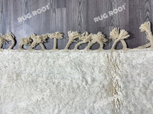 Load image into Gallery viewer, Handcrafted Moroccan Serenity | Unique Blue and White Berber Rug for Bohemian Spaces
