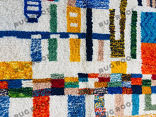 Load image into Gallery viewer, Jewel of the Atlas Mountains | Hand-Knotted Beni Ourain Rug in Vibrant Colors
