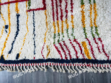 Load image into Gallery viewer, Moroccan Modernism | Handcrafted Azilal Rug with Colorful Abstract Design

