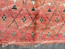 Load image into Gallery viewer, Unique Moroccan Azilal Rug | Vintage Wool with Earthy Geometric Patterns

