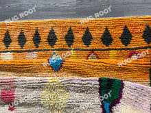 Load image into Gallery viewer, Boho Chic Retreat | Orange Shag Moroccan Rug with Vintage Berber Patterns
