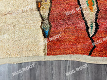 Load image into Gallery viewer, Handcrafted Moroccan Soul | Artistic Wool Rug with Bohemian Flair
