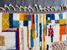 Load image into Gallery viewer, Jewel of the Atlas Mountains | Hand-Knotted Beni Ourain Rug in Vibrant Colors
