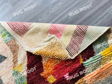 Load image into Gallery viewer, Handcrafted Moroccan Artistry | Colorful Boucherouite Rug with Upcycled Textiles
