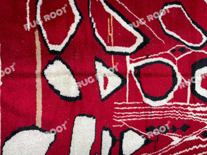 Moroccan Mirage | Abstract Minimalist Rug for the Modern Living Room