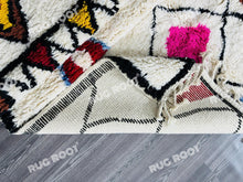 Load image into Gallery viewer, Vibrant Moroccan Azilal Rug | Handwoven Wool with Colorful Diamond Motifs
