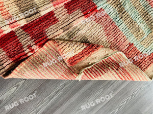Woven Tales | Handwoven Boujad Rug | Vintage Moroccan Beauty