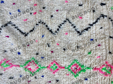 Load image into Gallery viewer, Handcrafted Moroccan Delight | Vibrant Boujaad Rug with Geometric Flair
